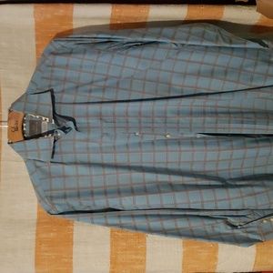 Thomas Dean XL Blue/Gray Shirt